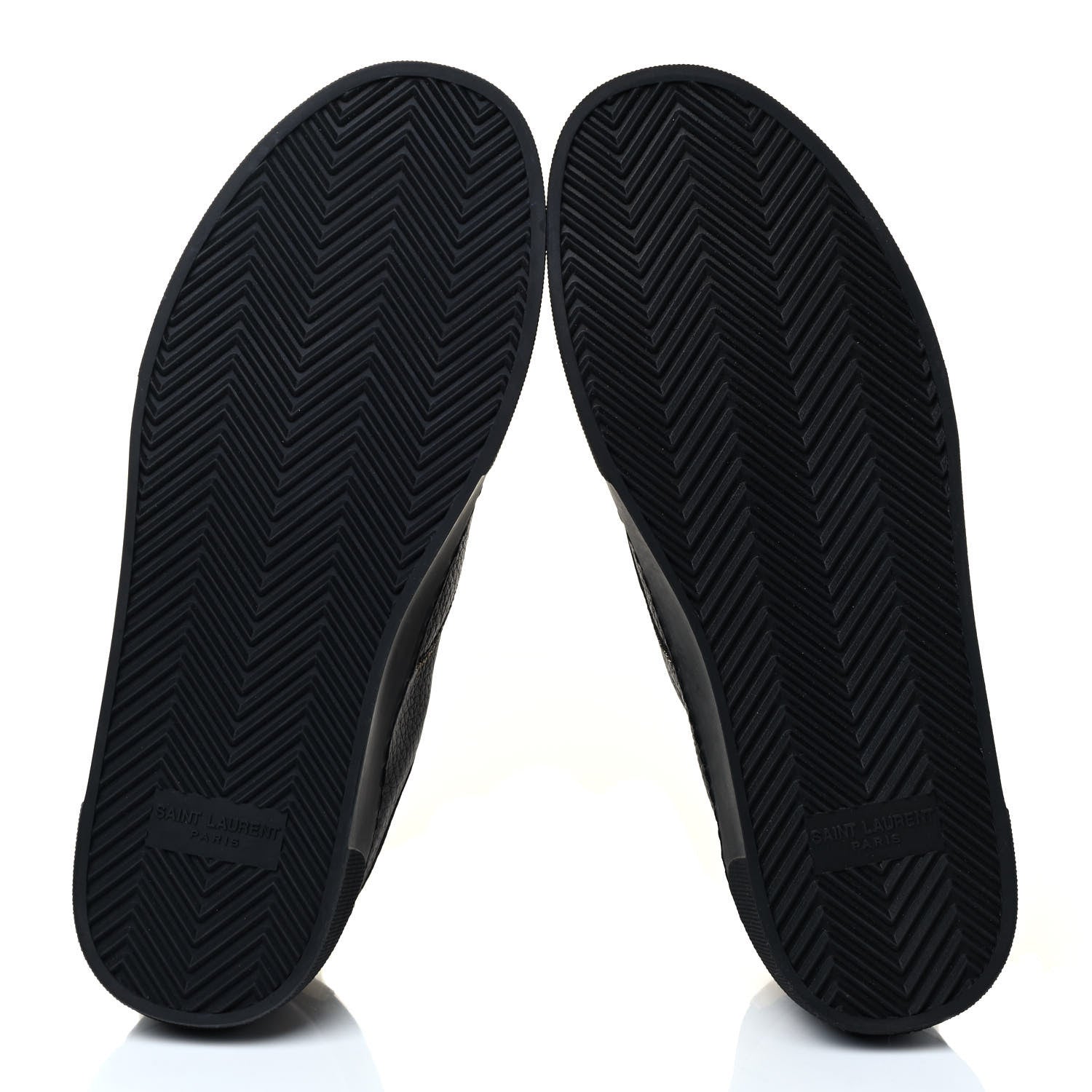 Saint Laurent Nappa Venice Sneakers 38 Black Gold 4 of 5