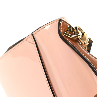 Louis Vuitton Patent Calfskin Monogram Cherrywood BB Rose Ballerine 10 of 10