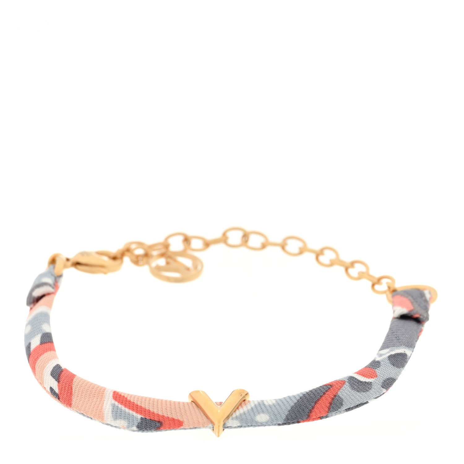 Louis Vuitton Silk Be Mindful V Bracelet Magenta 1 of 3
