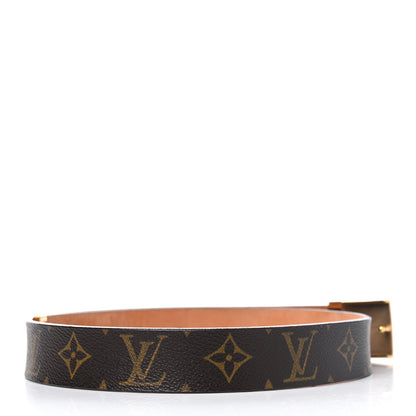 Louis Vuitton Monogram Ceinture Belt Gold Buckle 70 28 2 of 7