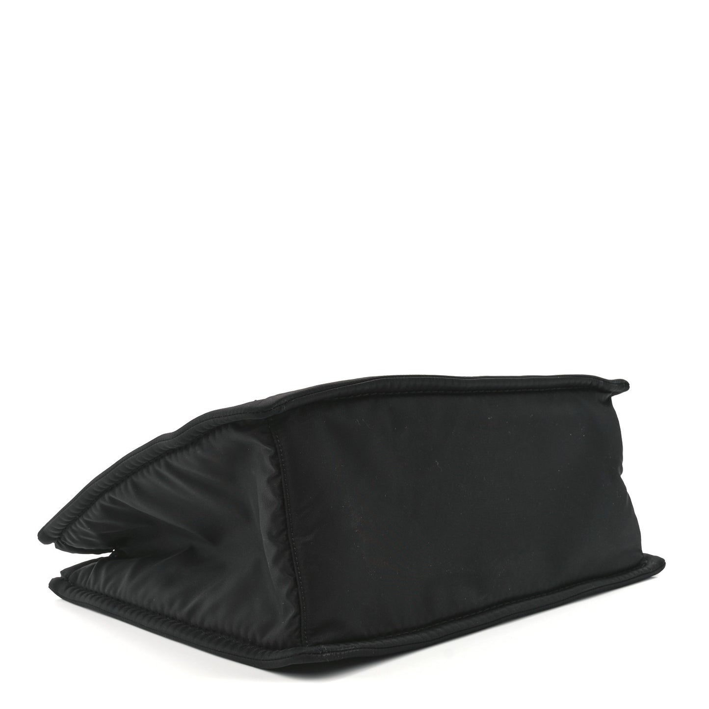 Tessuto Nylon Chain Tote Black
