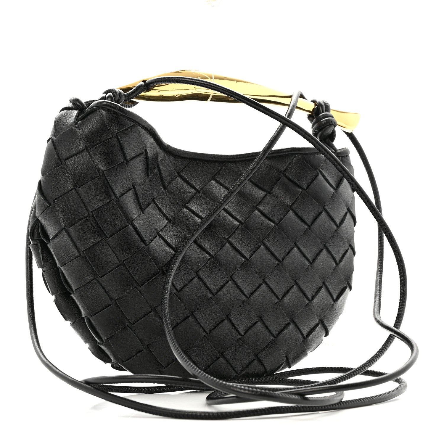 Bottega Veneta Nappa Intrecciato Mini Sardine Bag Black 3 of 10