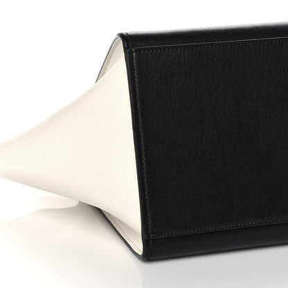 Celine Smooth Calfskin Suede Small Tri-Color Trapeze White 7 of 14