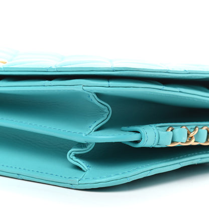 Chanel Calfskin Quilted Medium Everyday Chic Single Flap Turquoise 10 of 10