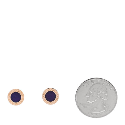 Bulgari 18K Rose Gold Sugilite BVLGARI BVLGARI Stud Earrings 2 of 4