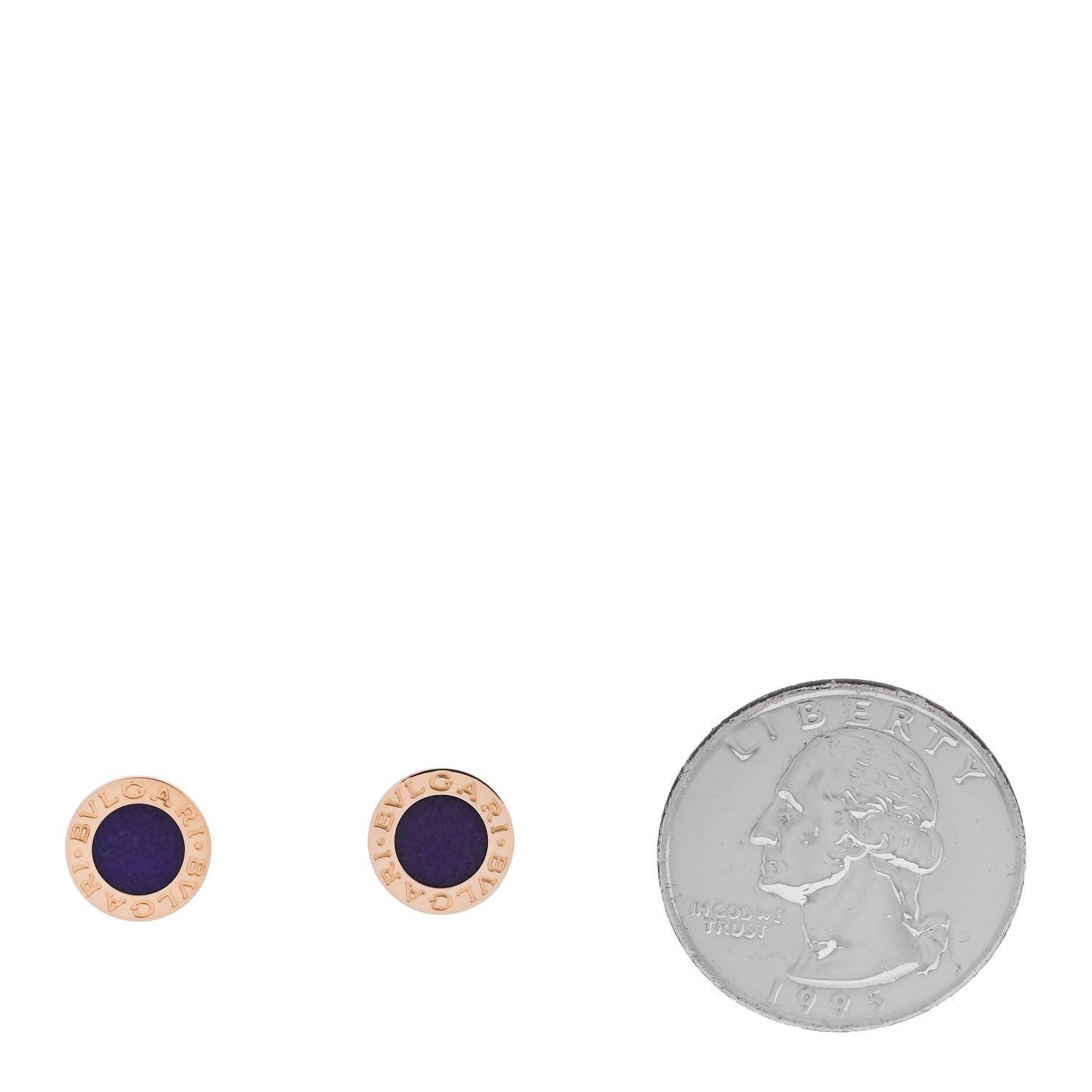 Bulgari 18K Rose Gold Sugilite BVLGARI BVLGARI Stud Earrings 2 of 4