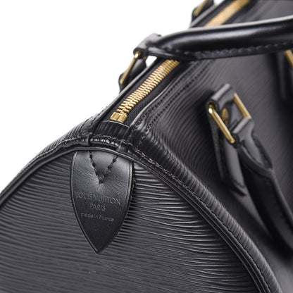 Louis Vuitton Epi Speedy 25 Black 7 of 14