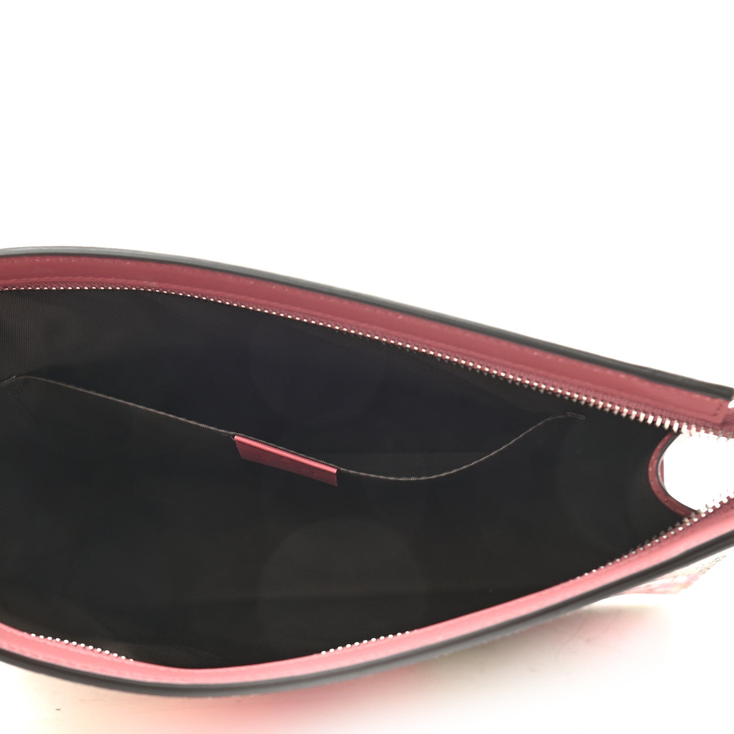 Gucci GG Supreme Monogram Blooms Large Cosmetic Case Beige Multicolor Dry Rose 5 of 7