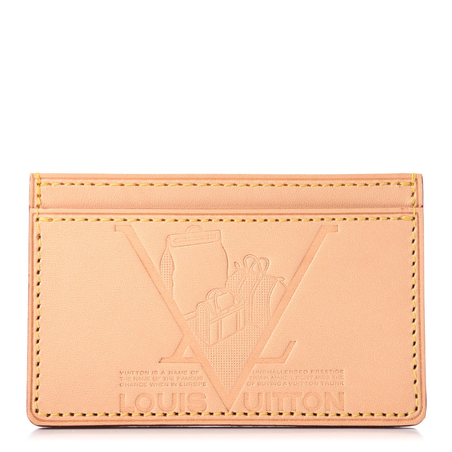 Vachetta Voyages Card Holder