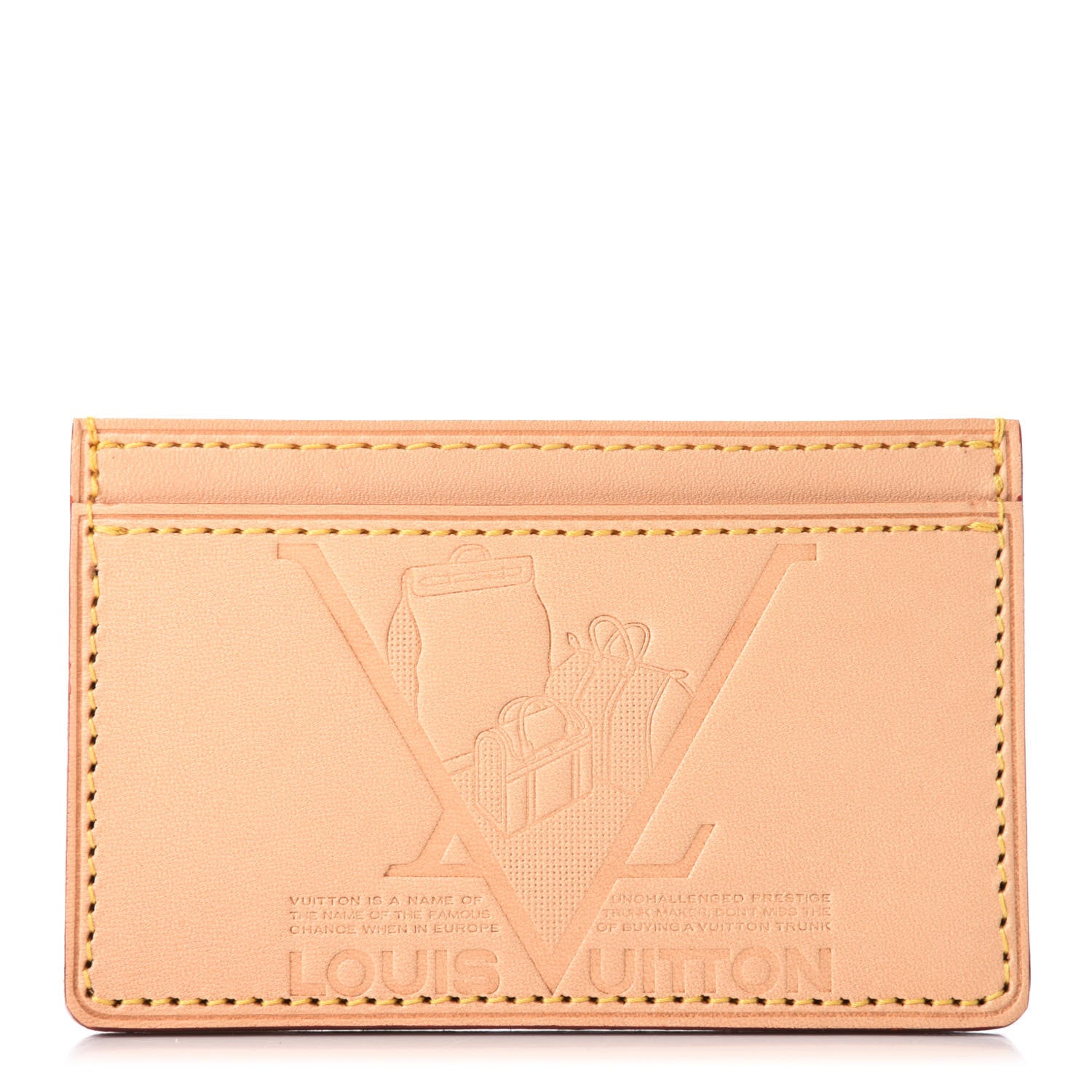 Louis Vuitton Vachetta Voyages Card Holder 1 of 7
