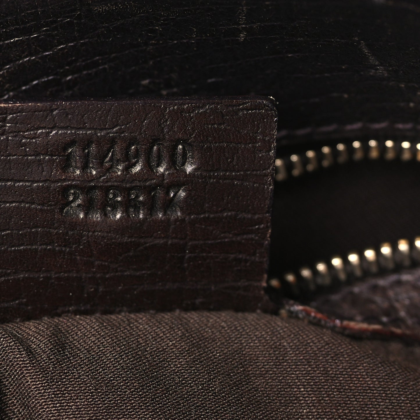 Monogram Large Horsebit Chain Hobo Dark Brown