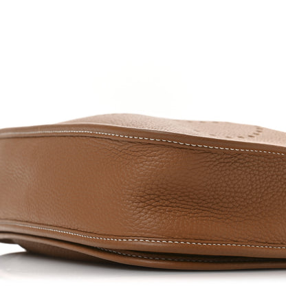 Hermes Taurillon Clemence Evelyne III PM Gold 10 of 10