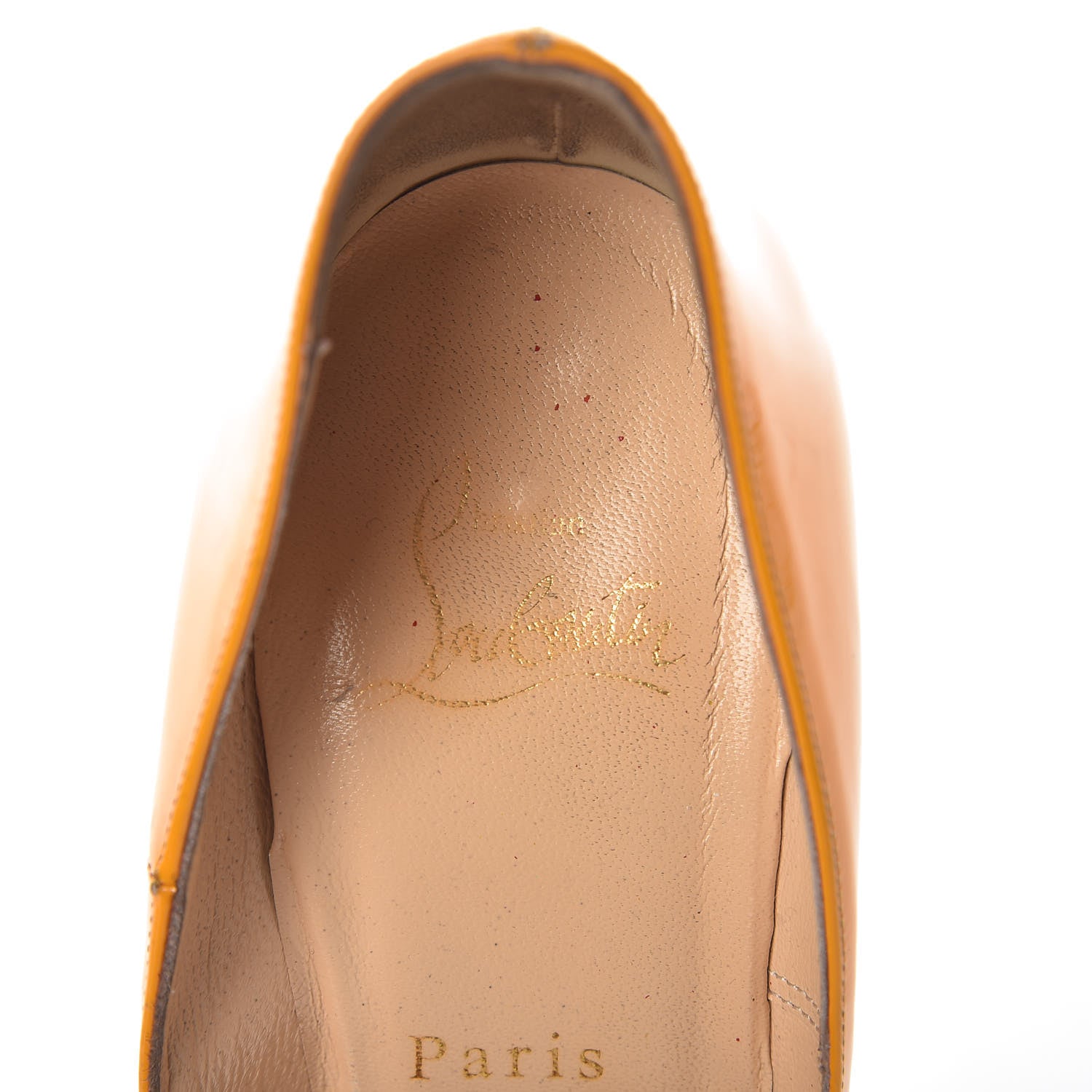 Christian Louboutin Patent So Kate 120 Pumps 38 Orange 9 of 17