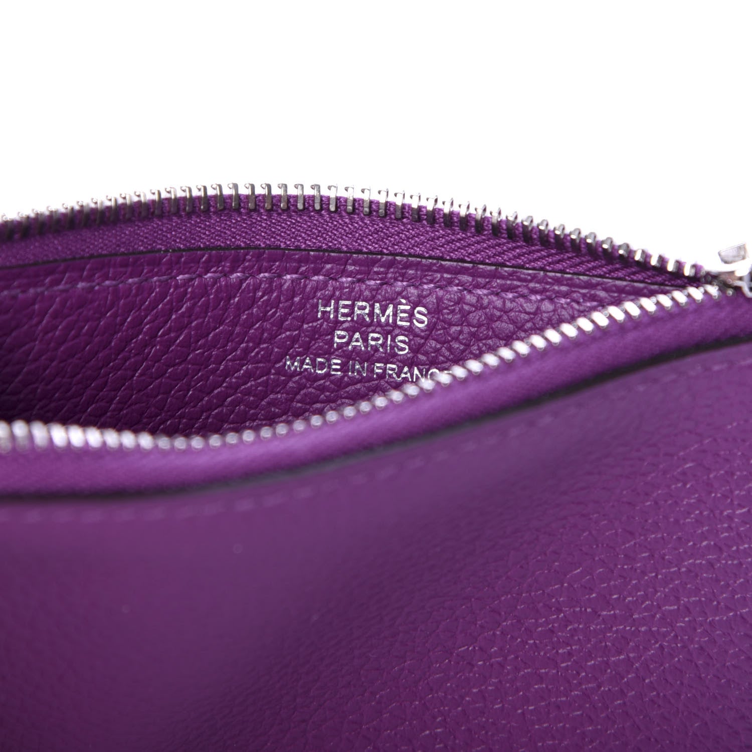 Hermes Evercolor Constance Slim Wallet Anemone 9 of 10