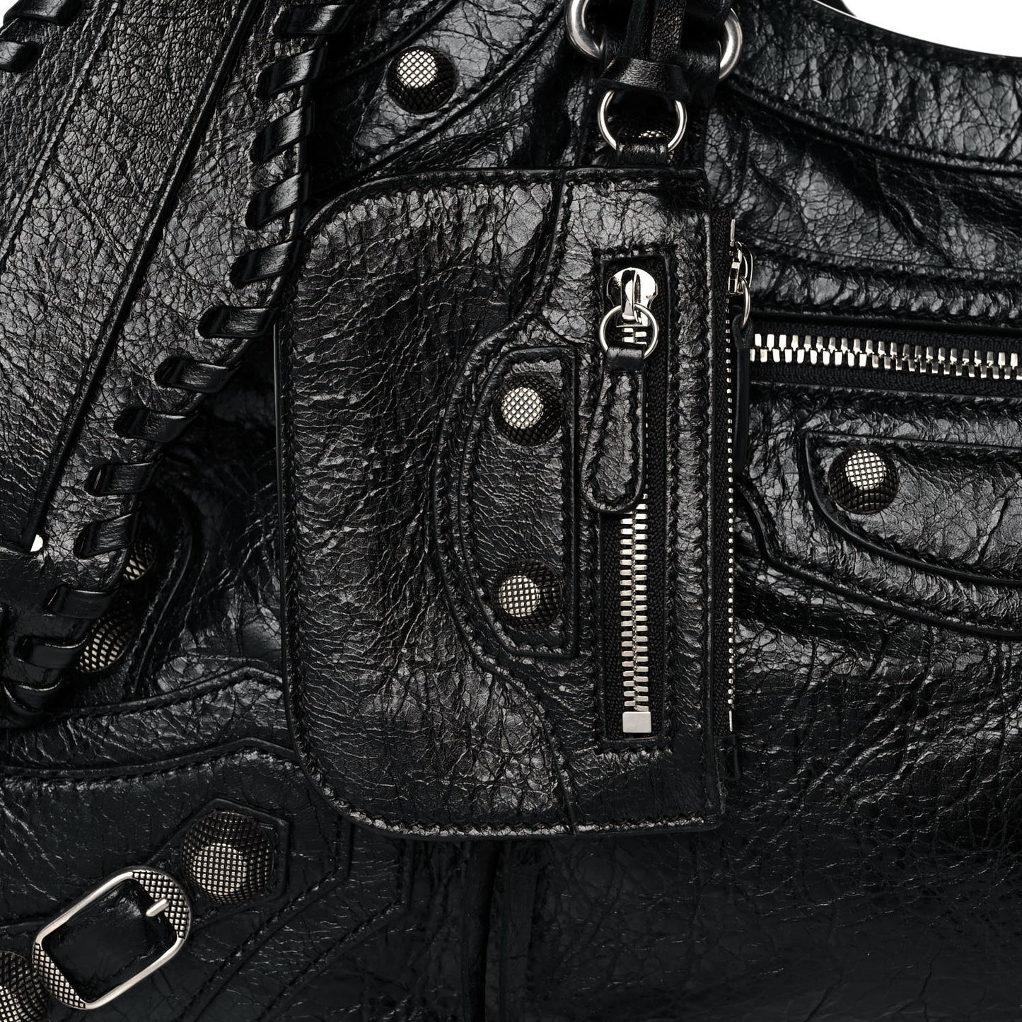 Agneau Arena Neo Cagole City Handbag Black