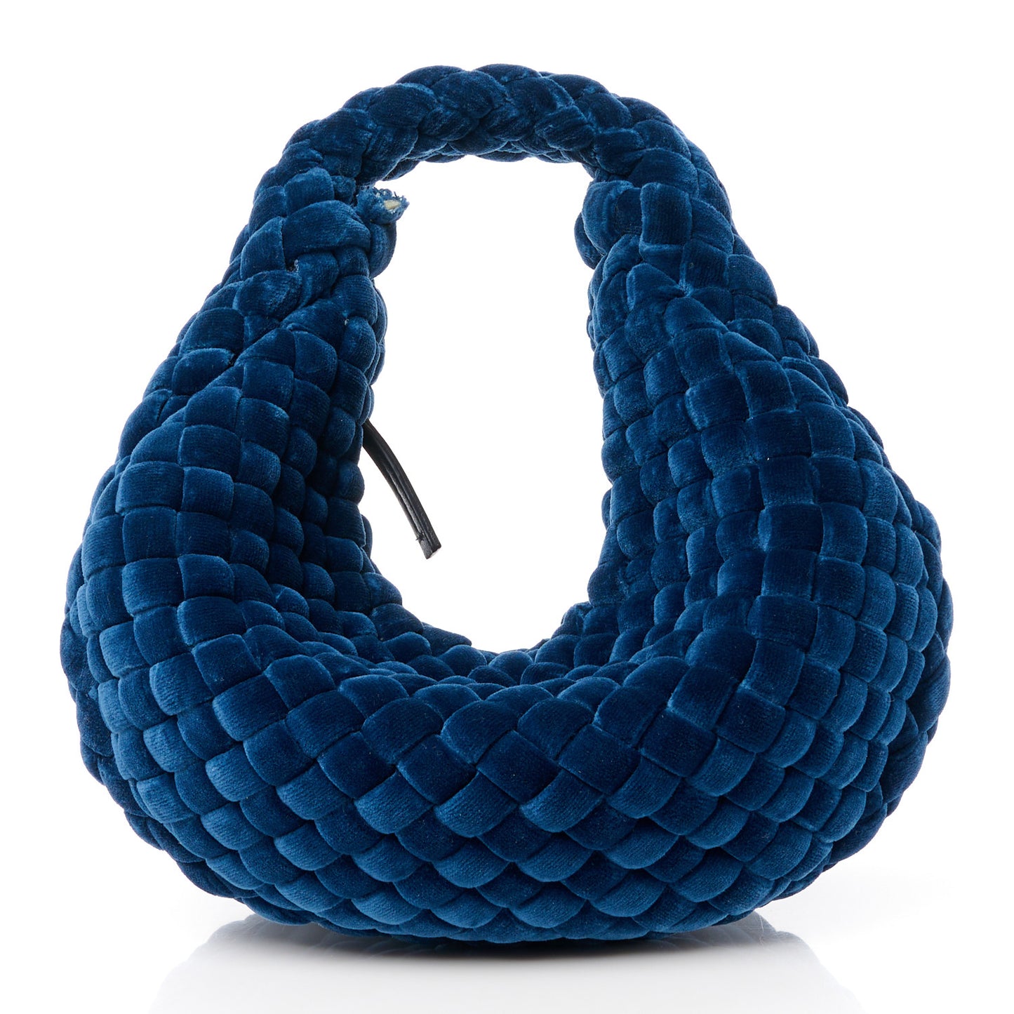Velvet Intreccio Padded Mini Jodie Blue