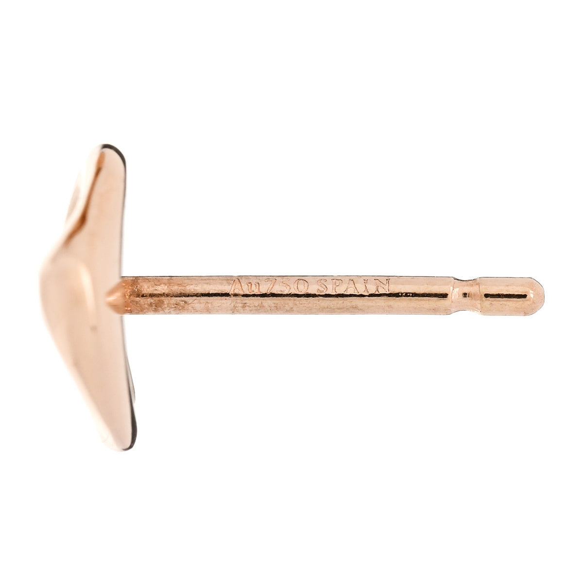 Tiffany 18K Rose Gold 7mm Elsa Peretti Open Heart Earrings 5 of 6