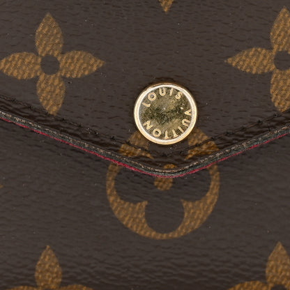 Louis Vuitton Monogram Pochette Felicie Chain Wallet Fuchsia 15 of 17