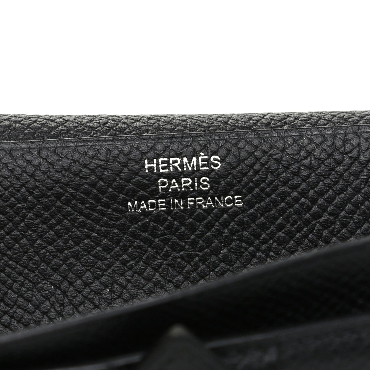 Hermes Epsom Bearn Gusset Wallet Black 6 of 7