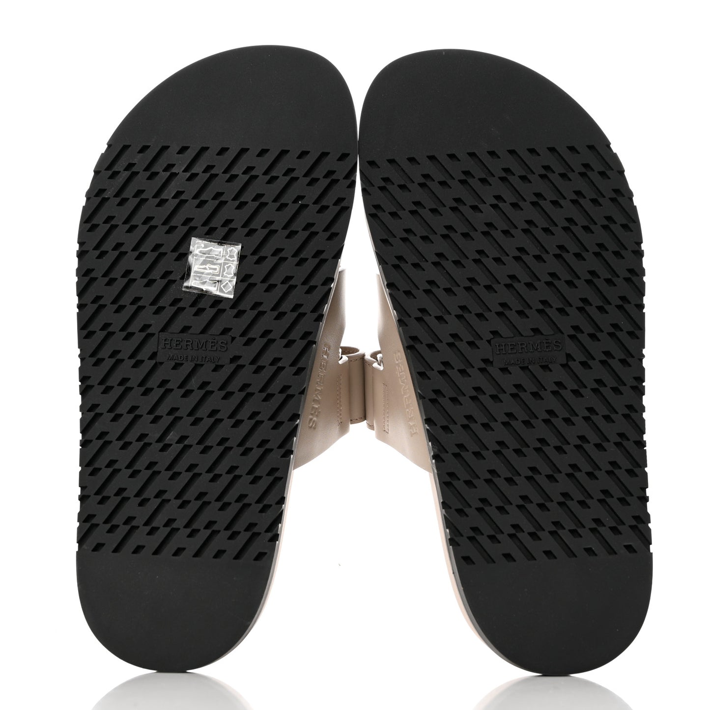 Calfskin Womens Chypre Sandals 35 Beige Mastic