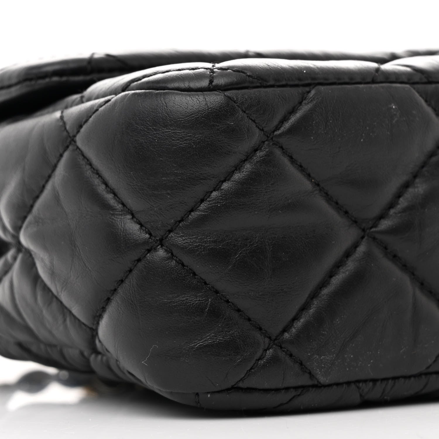 Chanel Aged Calfskin Quilted Medium Medallion Flap Black 9 of 11