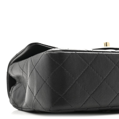 Chanel Lambskin Quilted Mini Rectangular Flap Black 9 of 11
