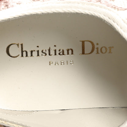 Christian Dior Canvas Oblique Walk'N'Dior Low Top Sneakers 37 Powder Nude 7 of 9