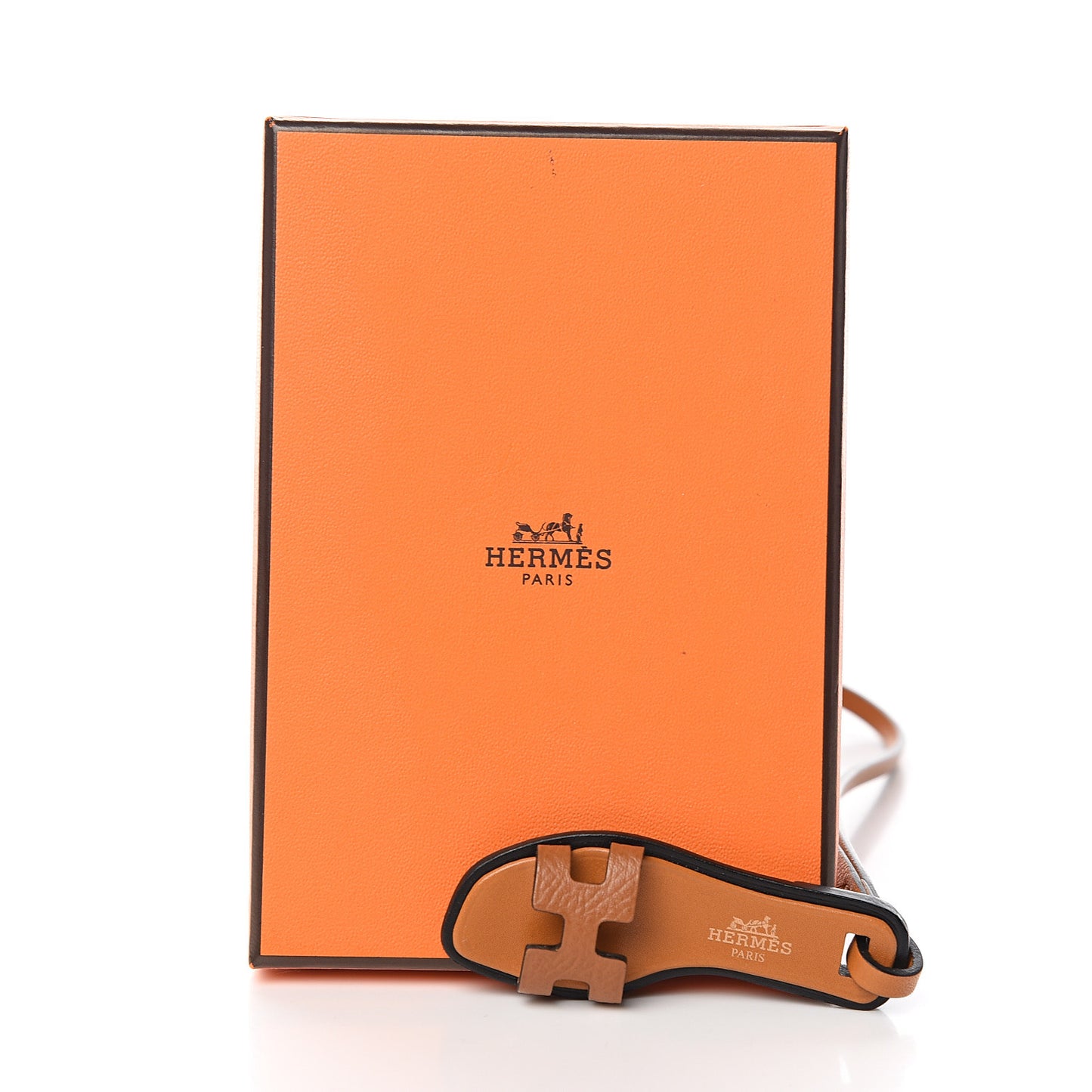 Epsom Butler Calfskin Hunter Oran Nano Bag Charm Gold