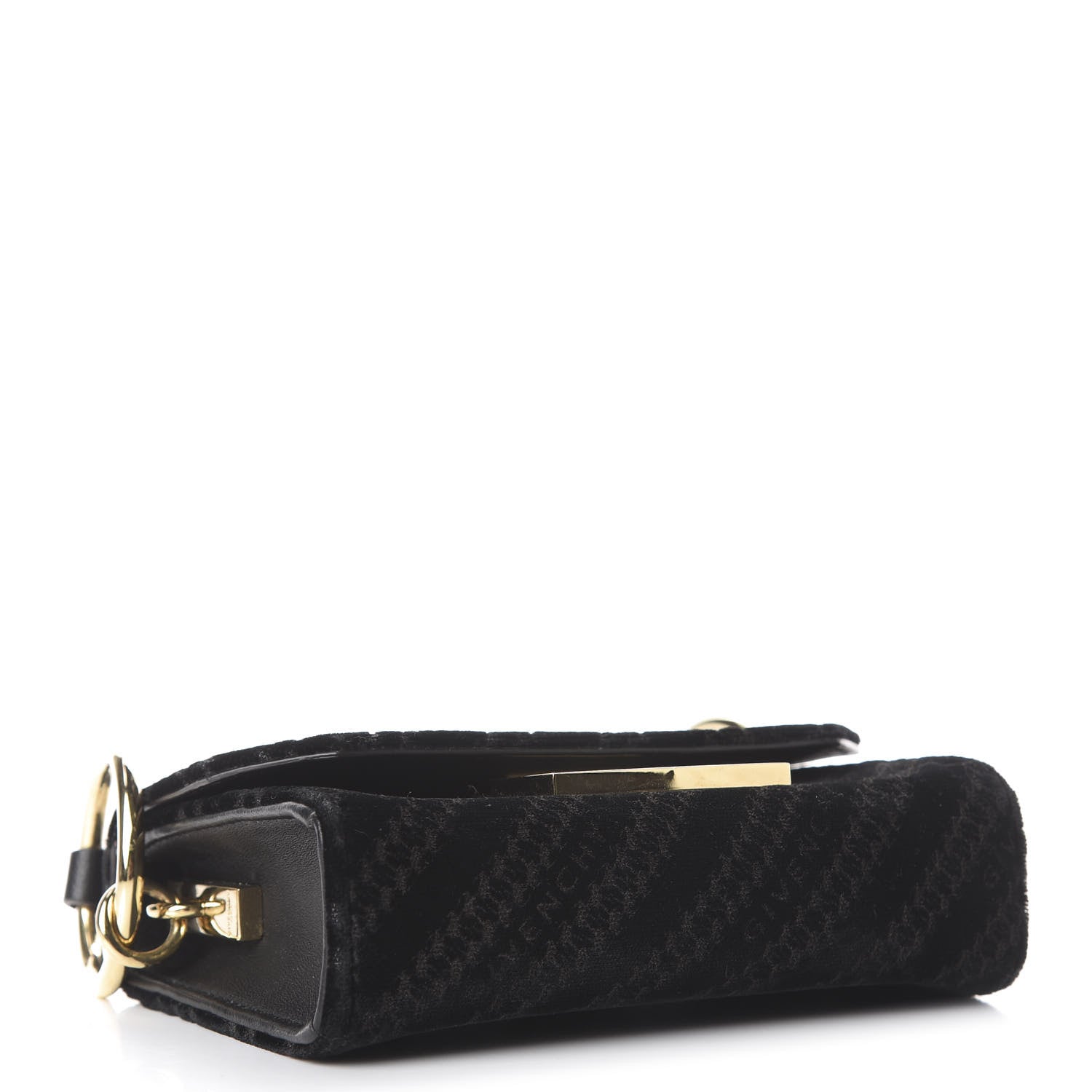 Givenchy Velvet Logo Nano Eden Shoulder Bag Black 4 of 10