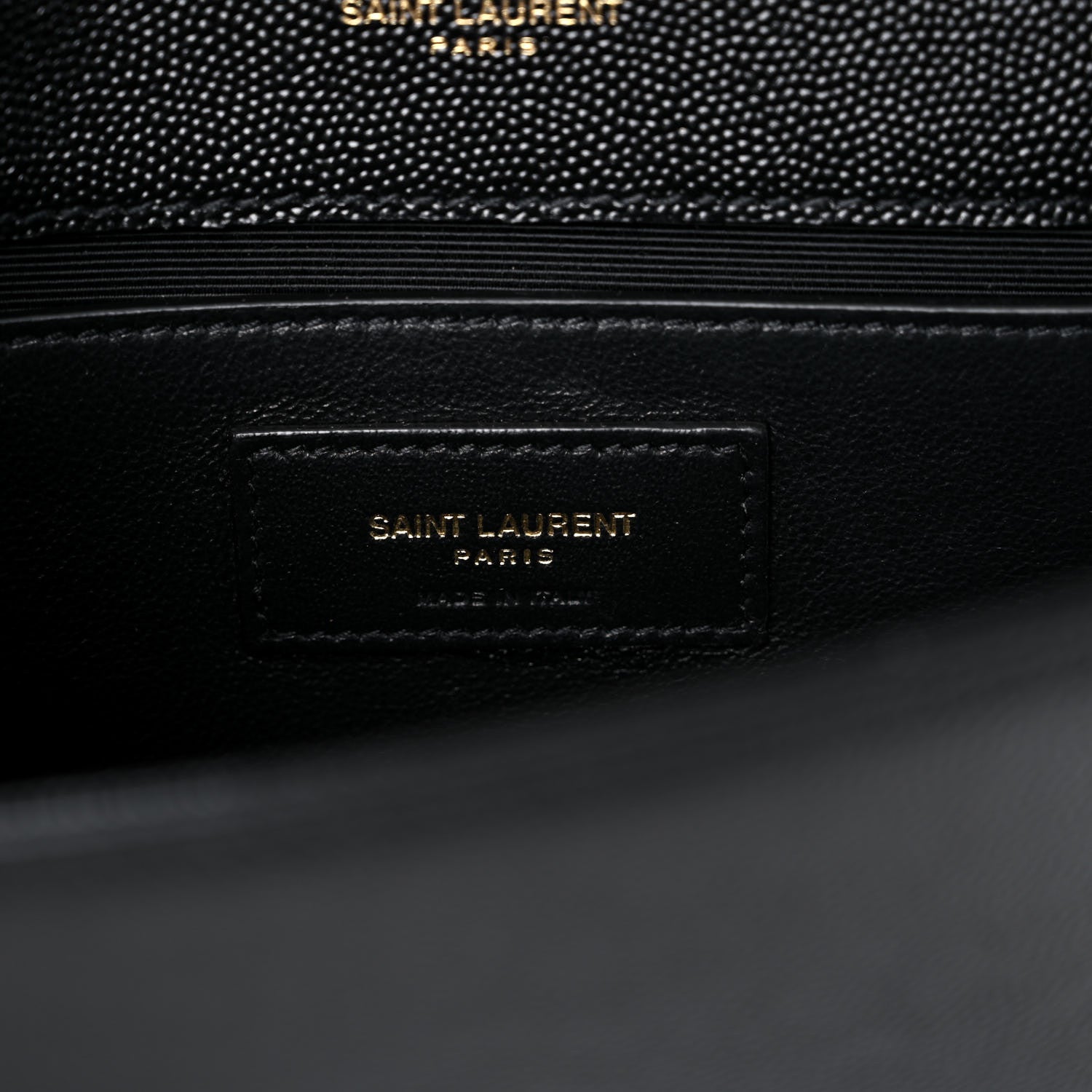Saint Laurent Grain De Poudre Small Classic Monogram Kate Tassel Satchel Black 6 of 9