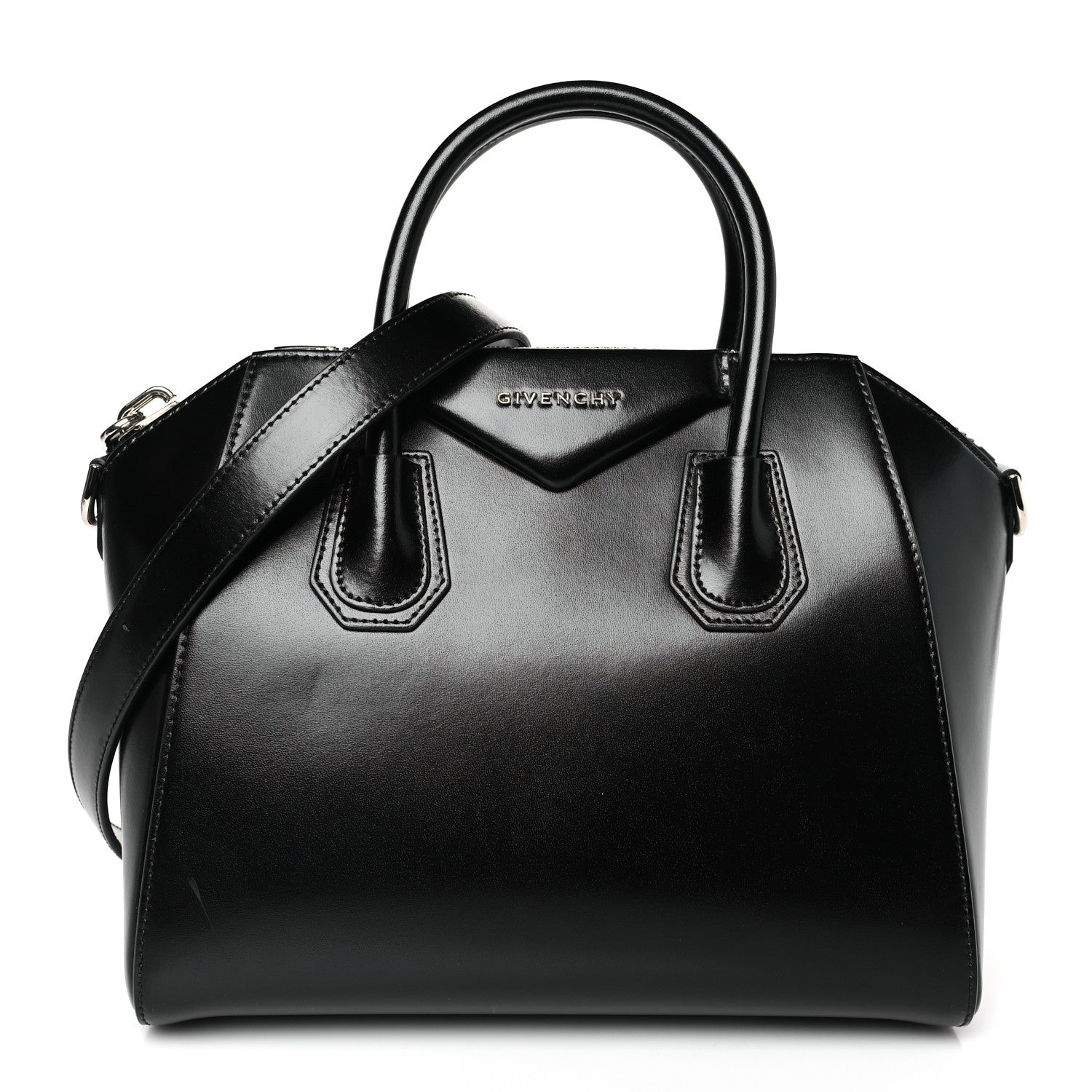 Givenchy Shiny Lord Calfskin Small Antigona Black 1 of 10