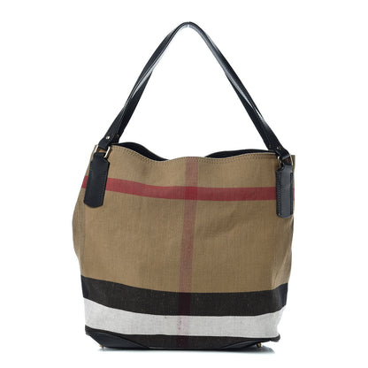 Burberry Canvas Mega Check Medium Maidstone Black 1 of 13