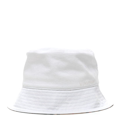 Burberry Denim Logo Bucket Hat M White 3 of 7