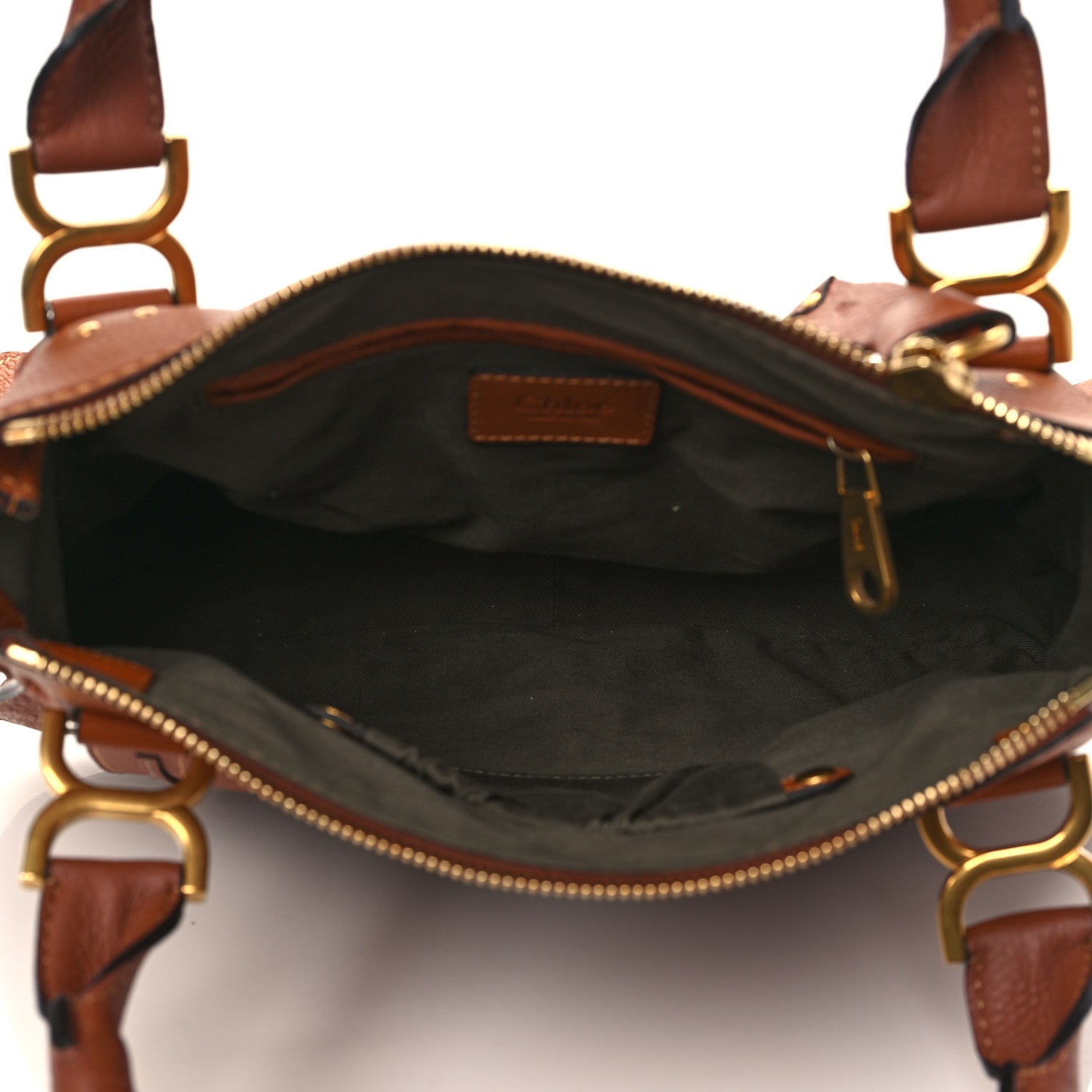Chloe Calfskin Medium Marcie Satchel Tan 5 of 6