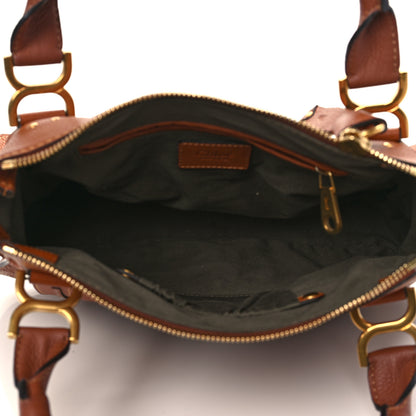 Chloe Calfskin Medium Marcie Satchel Tan 5 of 6