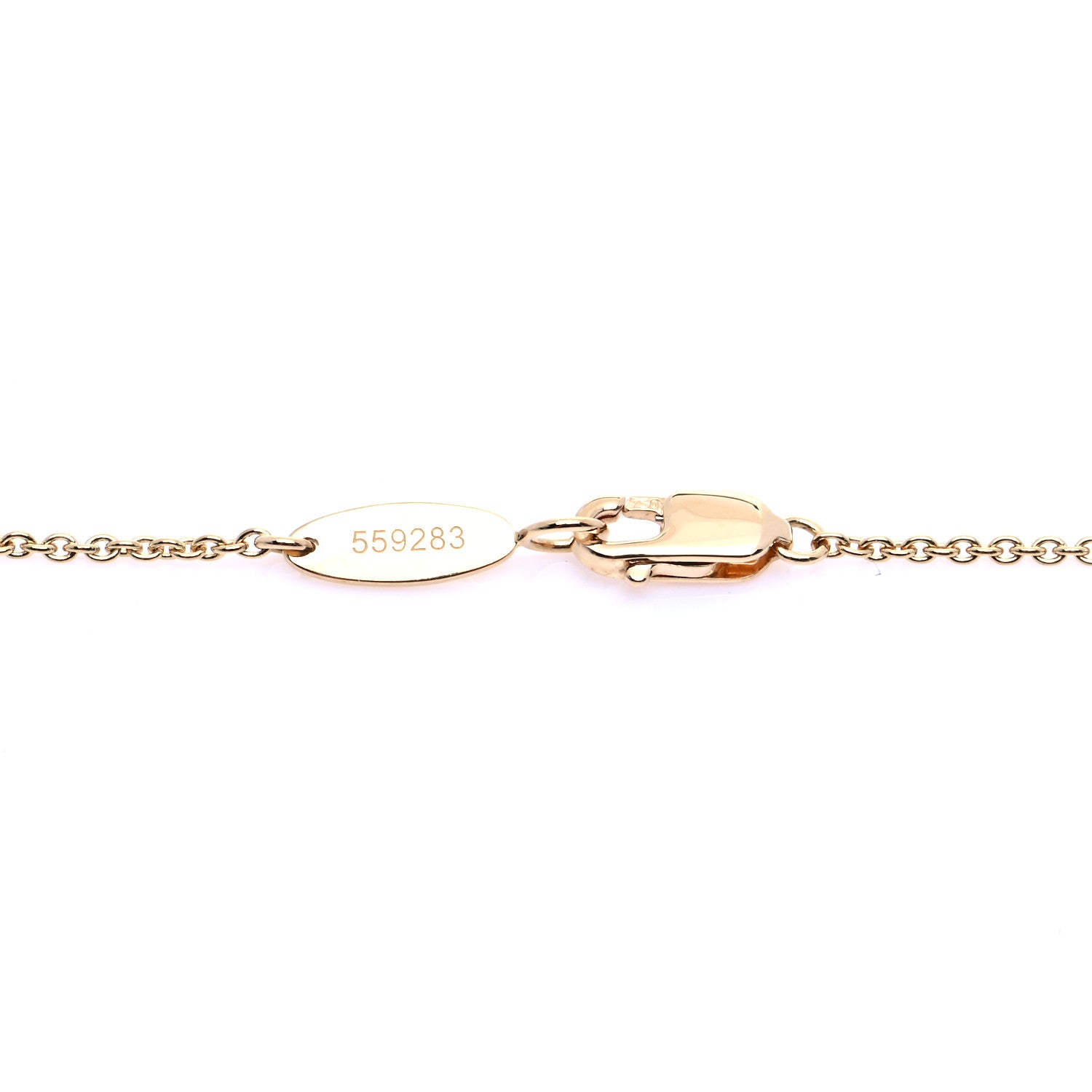 Harry Winston 18K Yellow Gold Diamond HW Logo Pendant Necklace 6 of 8