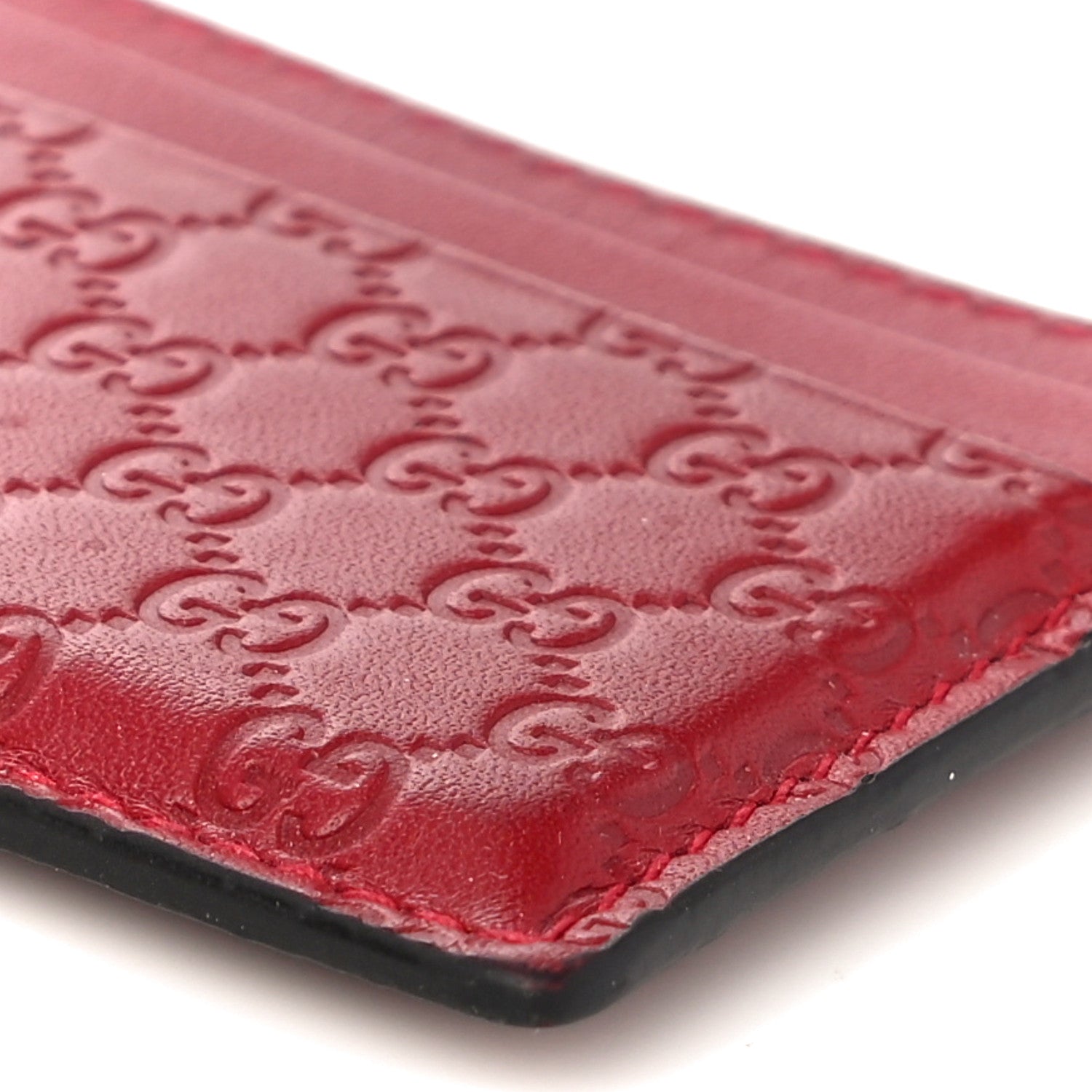 Gucci Microguccissima Card Holder Red 8 of 9