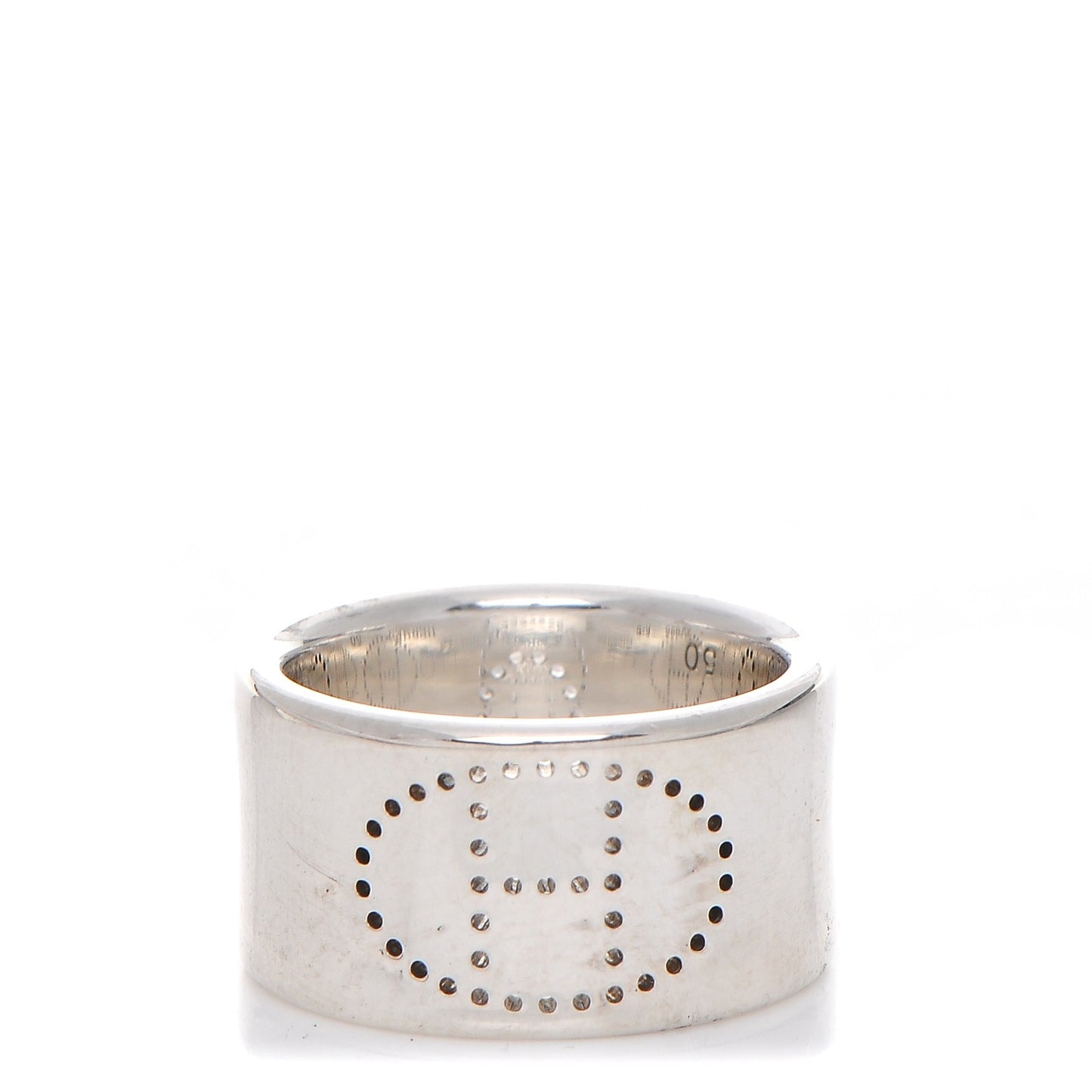 Sterling Silver Eclipse Ruban Ring GM 50 5.25