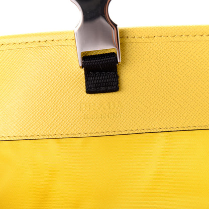 Prada Re-Nylon Saffiano Smartphone Case Crossbody Giallo 6 of 8