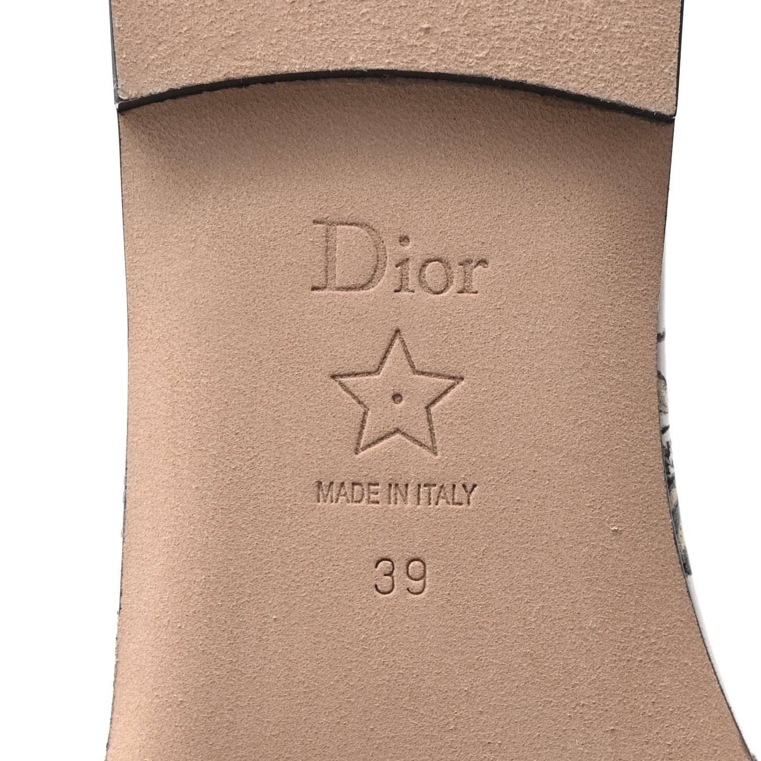 Christian Dior Canvas Embroidered Butterfly Dway Mules Slide Sandals 39 Green 7 of 10