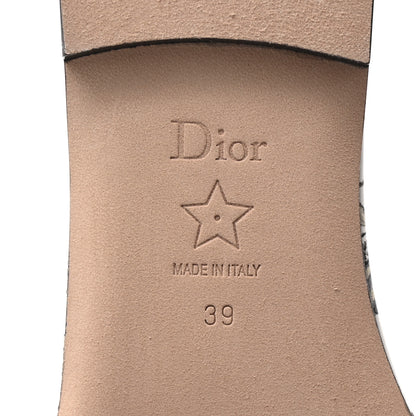 Christian Dior Canvas Embroidered Butterfly Dway Mules Slide Sandals 39 Green 7 of 10