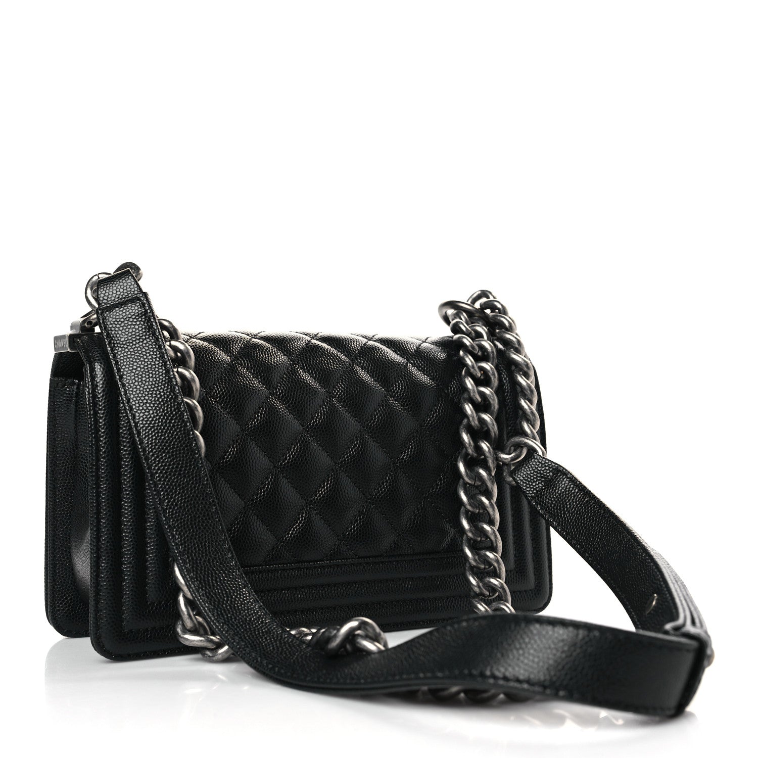 Chanel Caviar Quilted Small Boy Flap Black 3 of 10