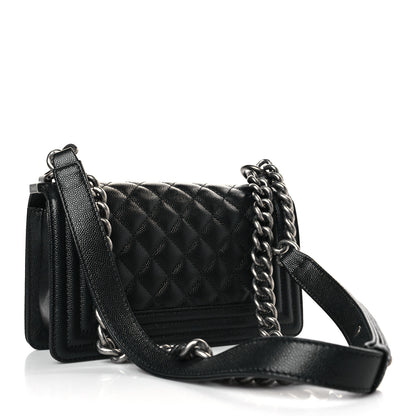 Chanel Caviar Quilted Small Boy Flap Black 3 of 10