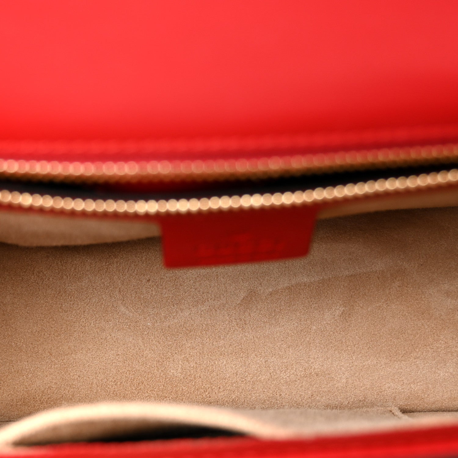 Gucci Calfskin Small Sylvie Shoulder Bag Hibiscus Red 5 of 10