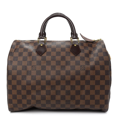 Louis Vuitton Damier Ebene Speedy 35 1 of 9