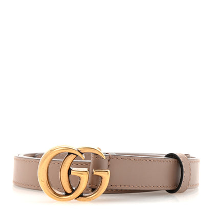 Gucci Calfskin Double G 20mm Belt 85 34 Porcelain Rose 1 of 6