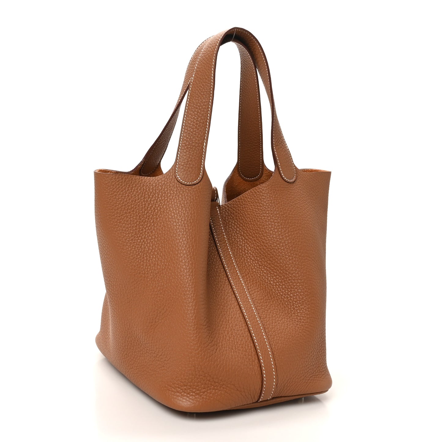 Taurillon Clemence Picotin Lock 22 MM Gold