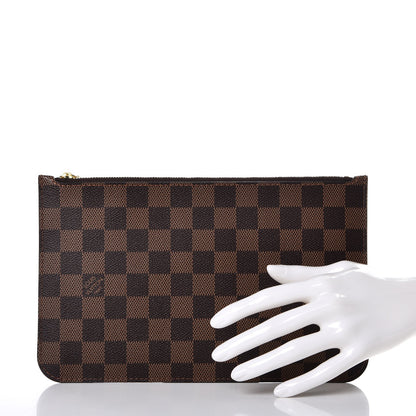 Louis Vuitton Damier Ebene Neverfull MM GM Pochette 2 of 7