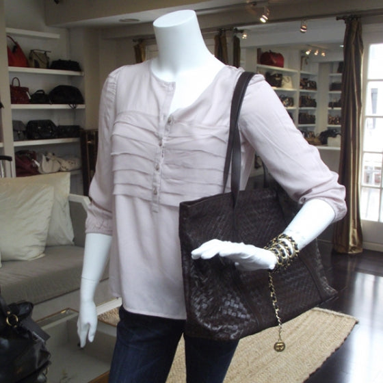 Bottega Veneta Woven Large Intrecciato Tote Ebano 2 of 9