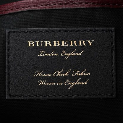 Burberry Derby House Check Abingdon Convertible Clutch Mahogany Red 6 of 10